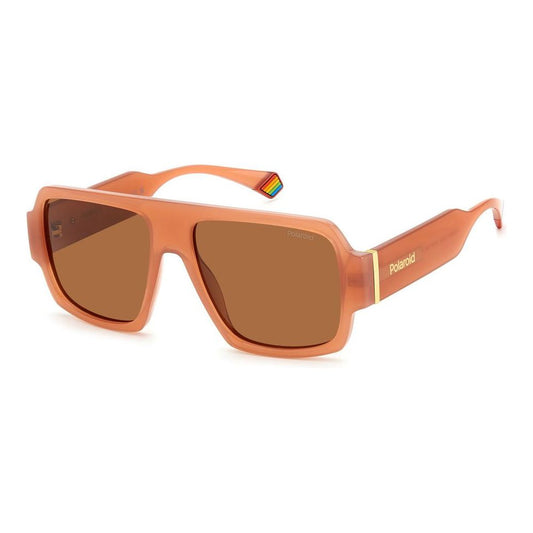Polaroid Beige Resin Sunglasses Polaroid Chocolate