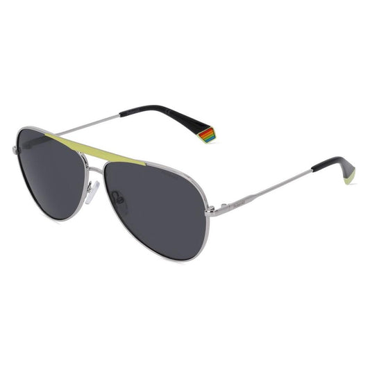 Polaroid Yellow Metal Sunglasses Polaroid Dark Slate Gray