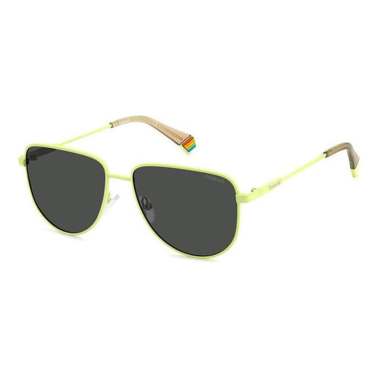 Polaroid Yellow Metal Sunglasses Polaroid Dark Slate Gray