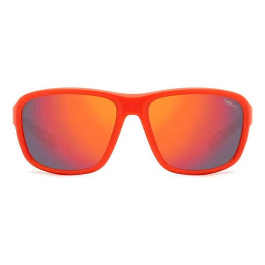 Polaroid Red Resin Sunglasses Polaroid Tomato