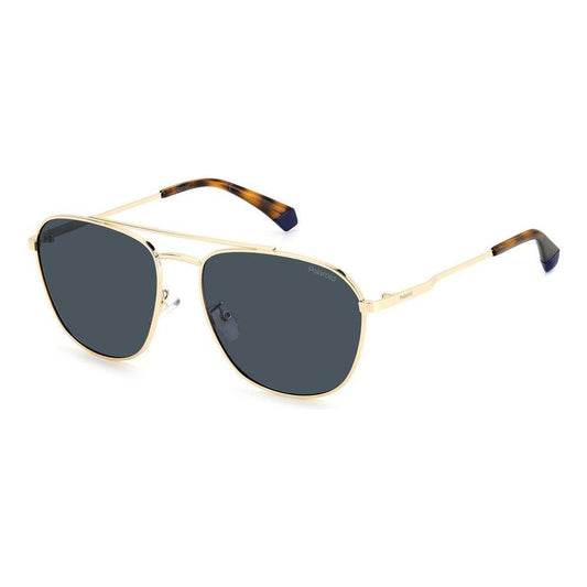 Polaroid Gold Stainless Steel Sunglasses Polaroid Dark Slate Gray
