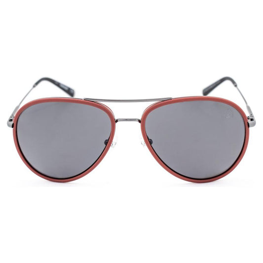 Timberland Silver Plastic Sunglasses Timberland Light Slate Gray