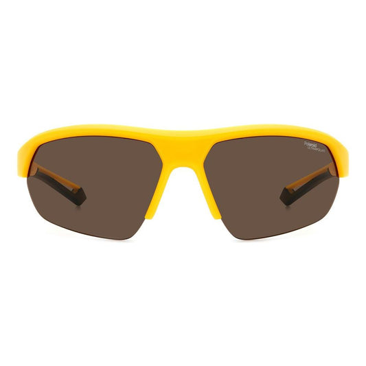 Polaroid Yellow Resin Sunglasses Polaroid Dark Olive Green