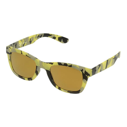 Police Multicolor Injected Sunglasses Police Dark Khaki