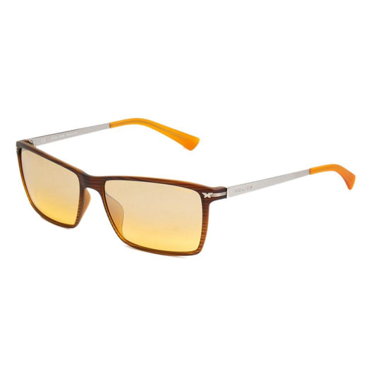 Police Brown Injected Sunglasses Police Light Goldenrod