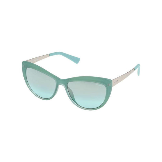 Police Green Metal Sunglasses Police Light Gray