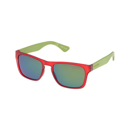 Police Red Injected Sunglasses Police Light Slate Gray