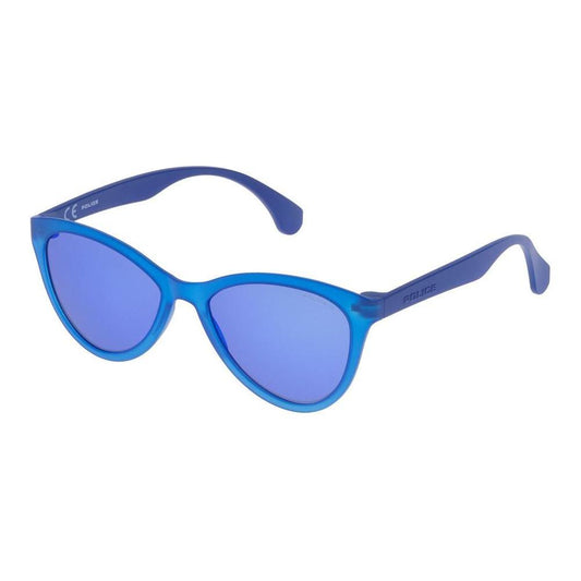 Police Blue Injected Sunglasses Police Cornflower Blue