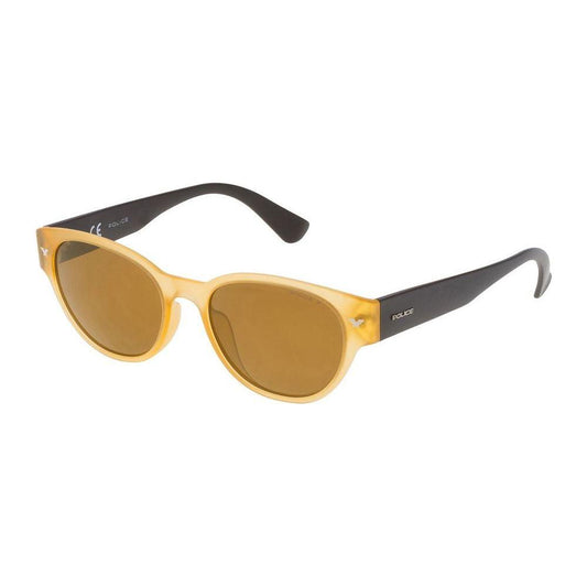 Police Transparent Injected Sunglasses Police Dark Khaki