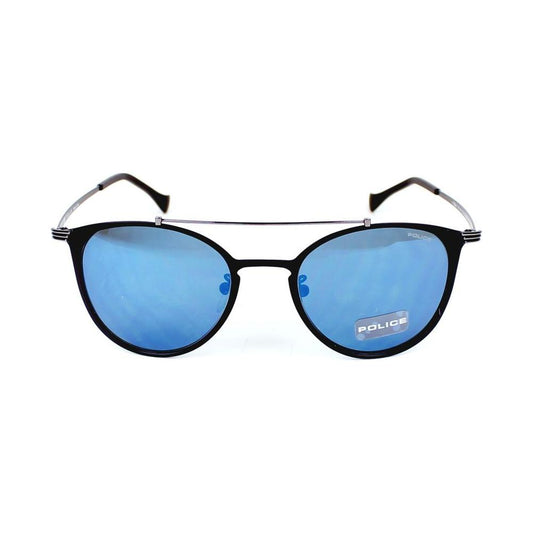 Police Black Metal Sunglasses Police Cornflower Blue