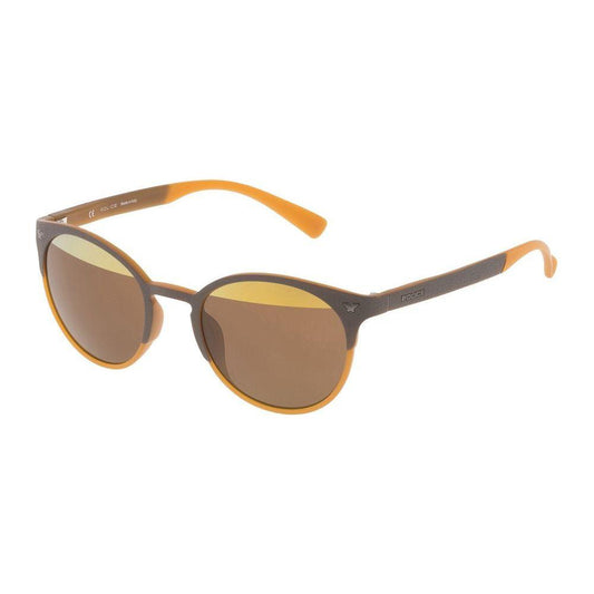 Police Brown Injected Sunglasses Police Rosy Brown