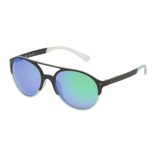 Police Black Injected Sunglasses Police Light Steel Blue