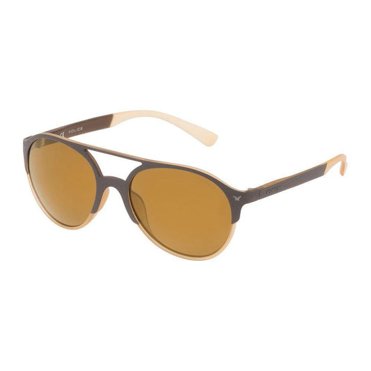 Police Brown Injected Sunglasses Police Dark Khaki