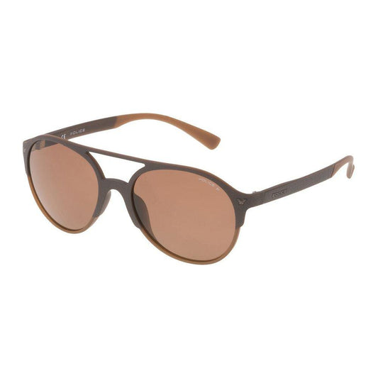 Police Brown Injected Sunglasses Police Rosy Brown