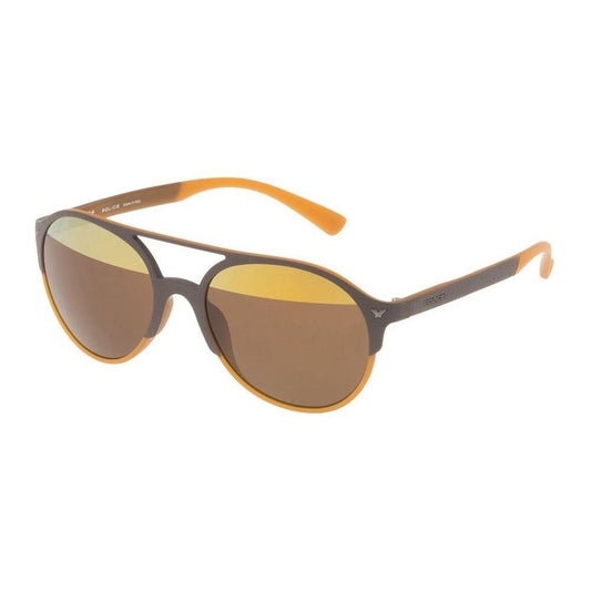 Police Brown Injected Sunglasses Police Rosy Brown