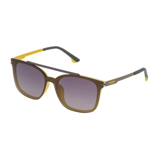 Police Gray Metal Sunglasses Police Dim Gray