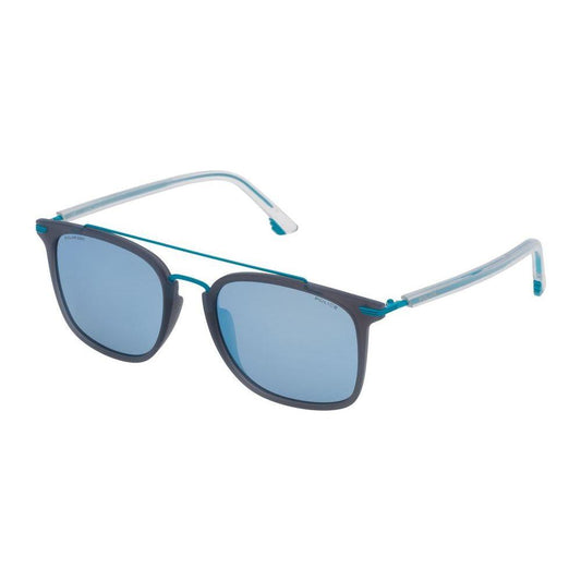 Police Blue Metal Sunglasses Police Dark Gray