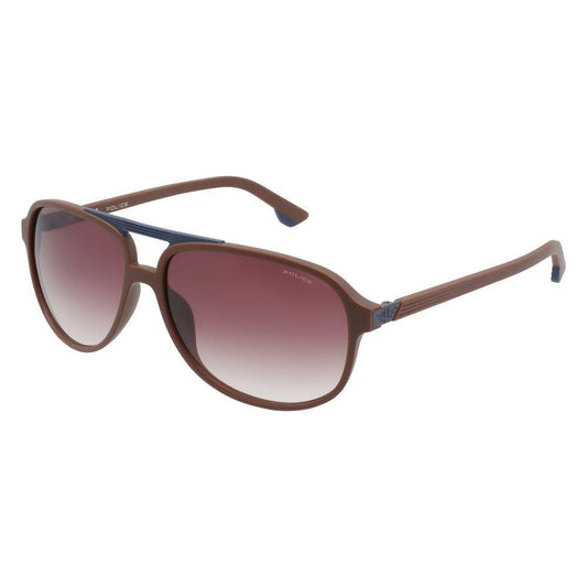 Police Brown Combined Injected Sunglasses Police Dim Gray