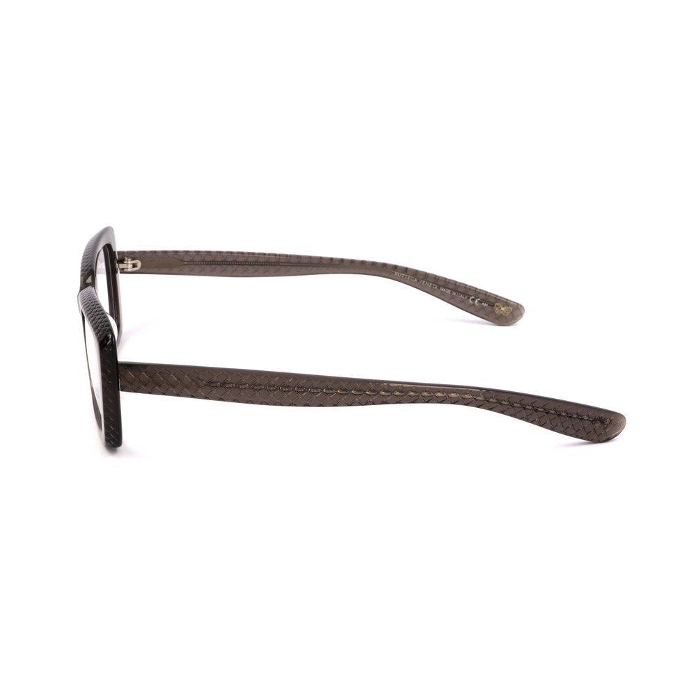 Side view of Bottega Veneta Gray Acetate Frames with temple length of 140mm