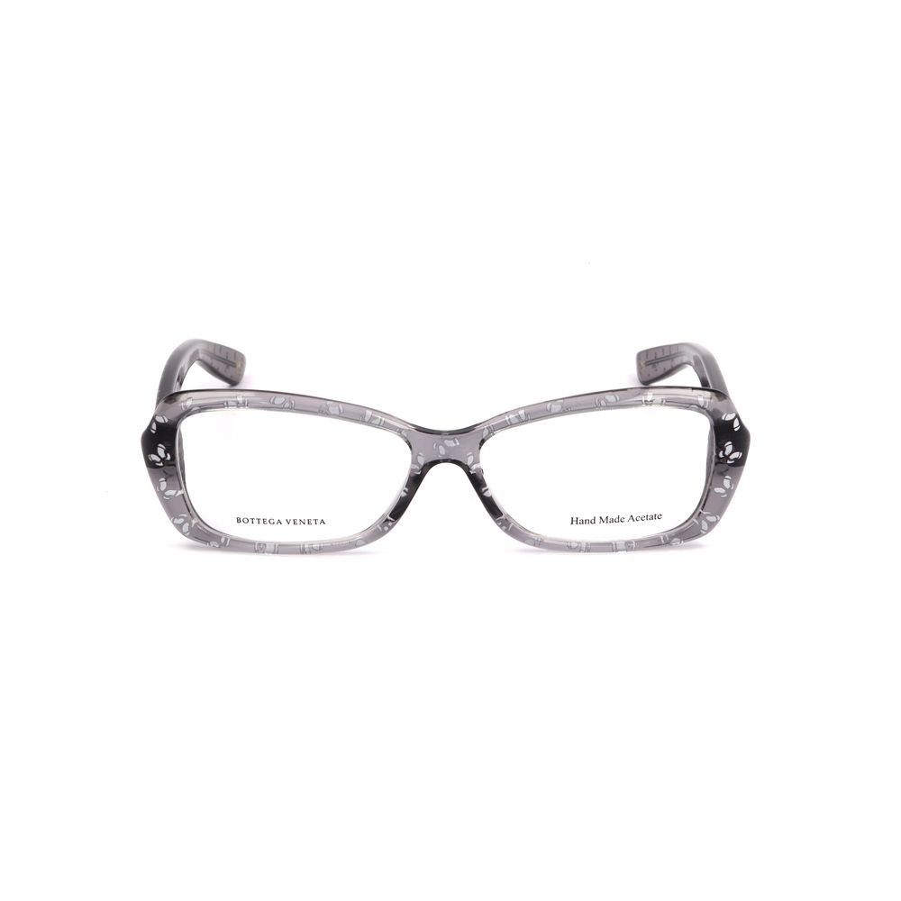 Bottega Veneta Gray Acetate Frames - Women's glasses, 52/14/140mm, elegant eyewear display.