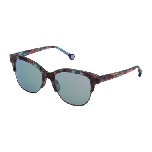 Carolina Herrera Brown Acetate Sunglasses Carolina Herrera Light Slate Gray