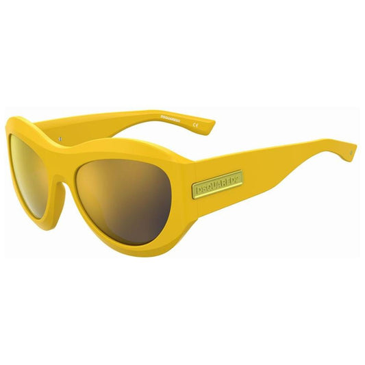 Dsquared² Yellow Plastic Sunglasses Dsquared² Goldenrod
