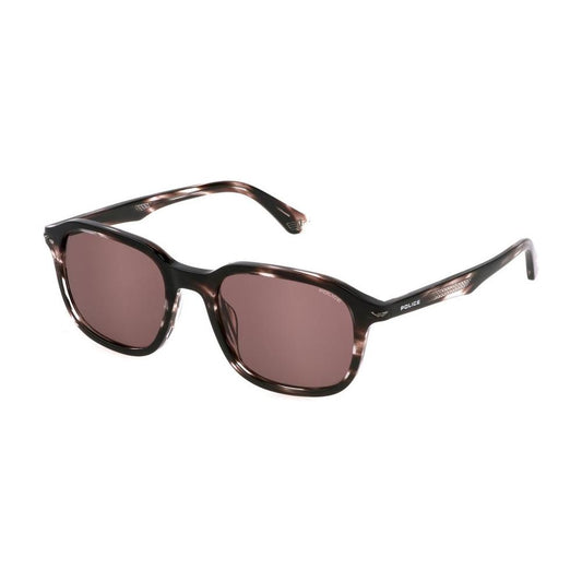 Police Brown Acetate Sunglasses Police Dim Gray