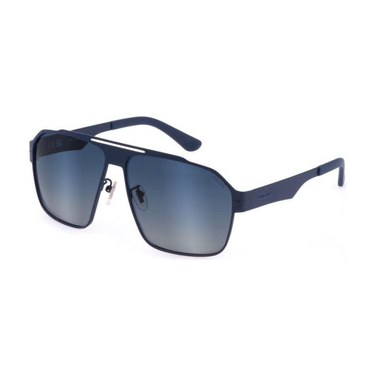 Police Blue Metal Sunglasses Police Dim Gray