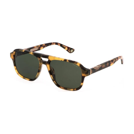 Police Brown Acetate Sunglasses Police Dark Slate Gray