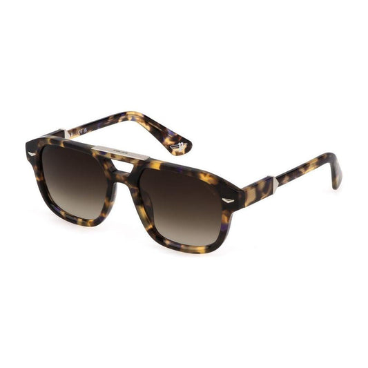 Police Brown Acetate Sunglasses Police Dark Slate Gray