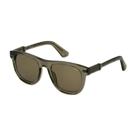 Police Green Acetate Sunglasses Police Dim Gray