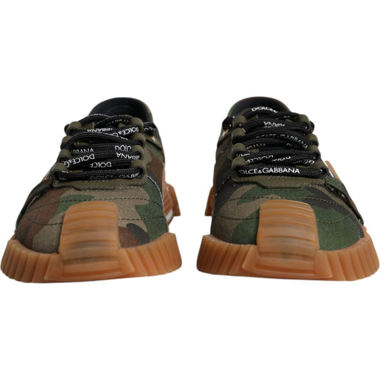 Dolce & Gabbana Multicolor NS1 Low Top Men Sneakers Shoes Dolce & Gabbana Dark Slate Gray