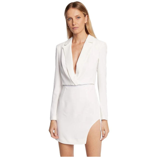 PINKO White Polyester Dress PINKO Antique White