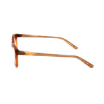 Bottega Veneta Brown Acetate Frames side view showing acetate material and elegant design.