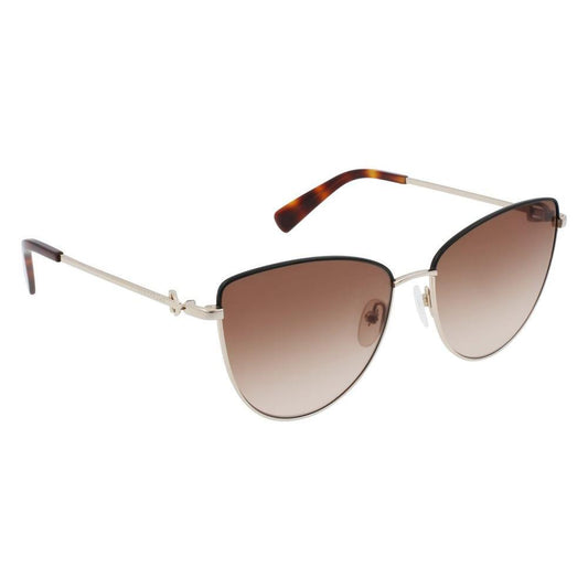 Longchamp Gold Metal Sunglasses LOLO152S720AC