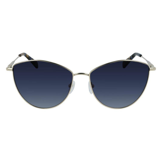 Longchamp Gold Metal Sunglasses LOLO155S713AC