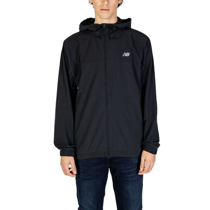 New Balance Black Recycled Polyester Jackets & Coat