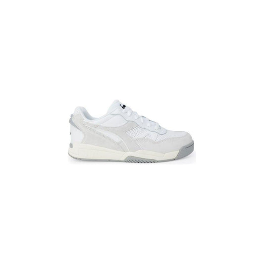 Diadora White Artificial Leather Sneaker Diadora Light Gray