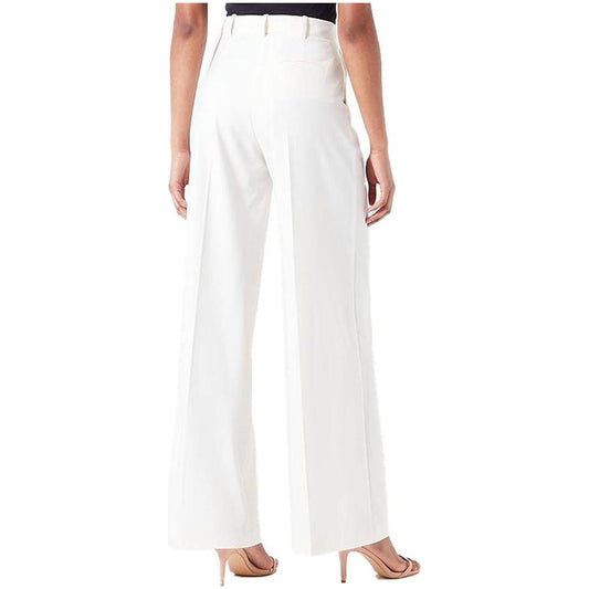 PINKO White Polyester Jeans & Pant PINKO Antique White