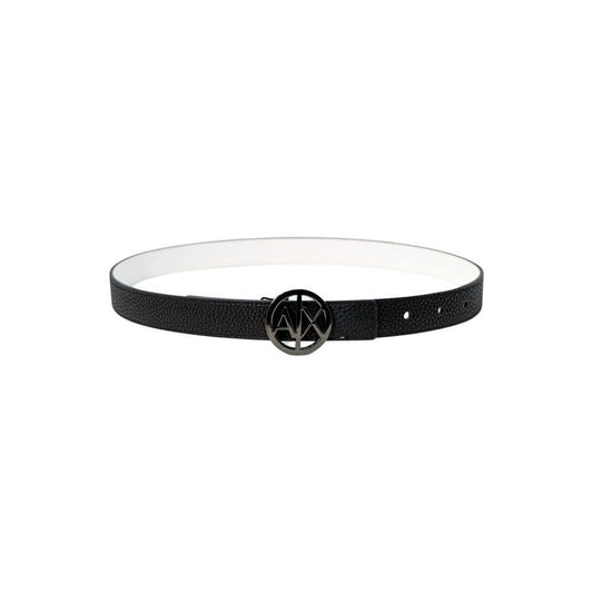 Armani Exchange Black Polyester Belt Armani Exchange Dark Slate Gray