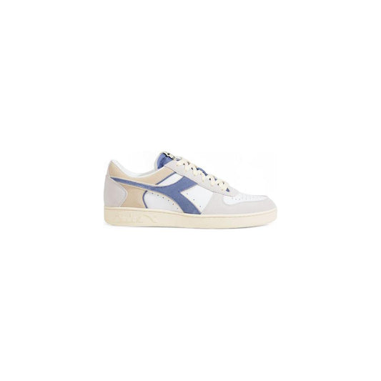 Diadora White Leather Sneaker Diadora Light Gray