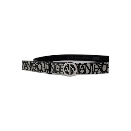 Armani Exchange Gray Polyester Belt Armani Exchange Gray