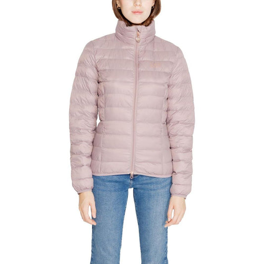EA7 Emporio Armani Purple Polyamide Jackets & Coat EA7 Emporio Armani Gray