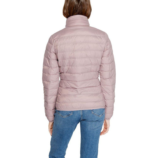 EA7 Emporio Armani Purple Polyamide Jackets & Coat EA7 Emporio Armani Gray