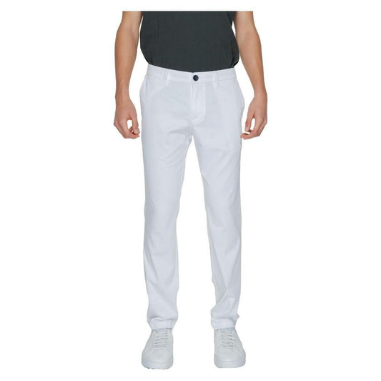 Armani Exchange White Cotton Pant AR-13327100008-W29