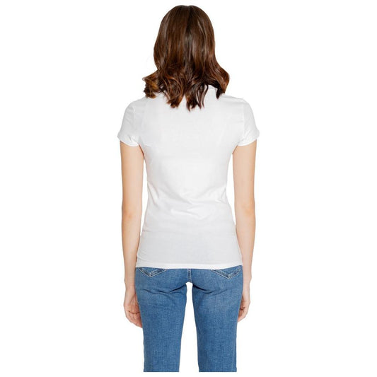 Armani Exchange Armani Exchange White Cotton Tops & T-Shirt AR-14711200008-IT44|L 1728,71956299936,Armani Exchange,Clothing,IT44|L,New with tags,Tops & T-Shirts - Women - Clothing,White,Women,Women - Clothing