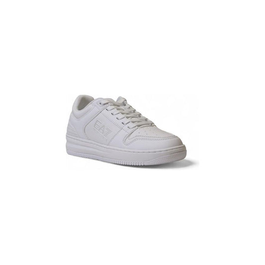 EA7 Emporio Armani White Polyester Sneaker EA7 Emporio Armani Gray
