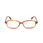 Ermenegildo Zegna Brown Plastic Frames unisex eyeglasses with 52/15/140mm dimensions, stylish and durable design
