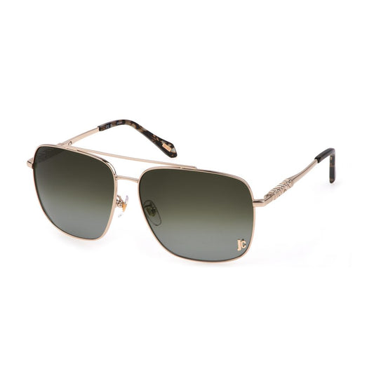 Just Cavalli Gold Metal Sunglasses Just Cavalli Dark Olive Green