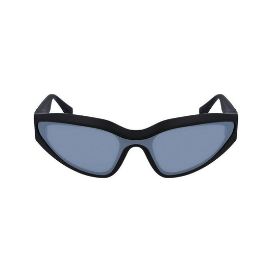 Karl Lagerfeld Black Injected Sunglasses Karl Lagerfeld Light Slate Gray